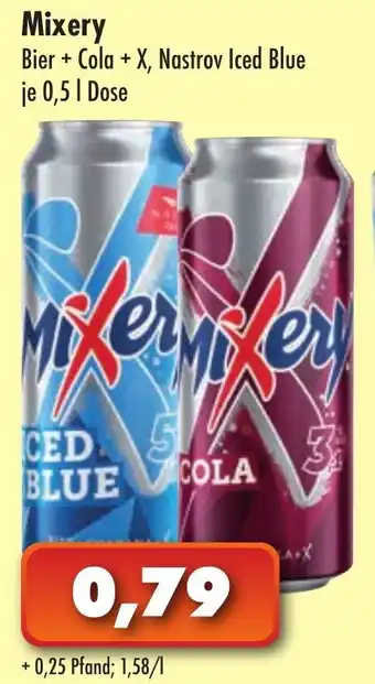 Lösch Depot Mixery Bier+Cola+X, Nastrov Iced Blue 0,5L Dose Angebot