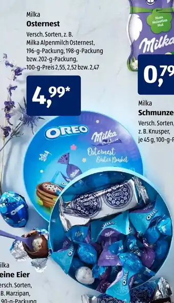 Aldi Süd Milka Osternest Angebot