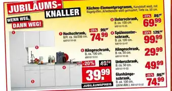 SB Lagerkauf Küchen-elementprogramm Angebot