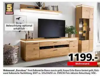 Segmüller Wohnwand „barcelona“ Angebot