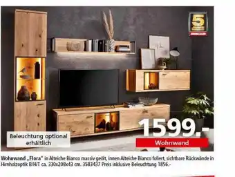 Segmüller Wohnwand Flora Angebot