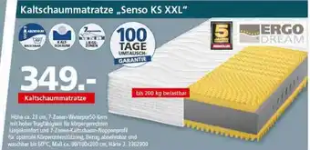 Segmüller Ergo Dream Kaltschaummatratze „senso Ks XXL“ Angebot