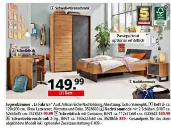 Segmüller Jugendzimmer „la Fabrica“ Angebot