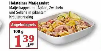 Globus Holsteiner Matjessalat Angebot