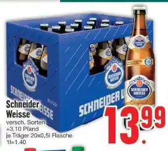 Edeka Schneider Weisse Angebot