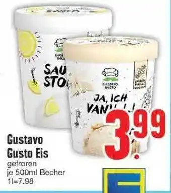 Edeka Gustavo Gusto Eis Angebot