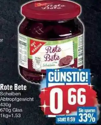 Edeka Rote Bete Angebot