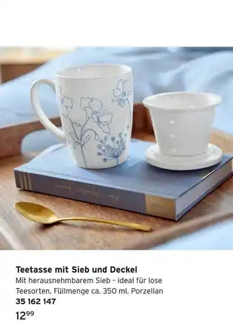 Tchibo Teetasse Mit Sieb Und Deckel Angebot