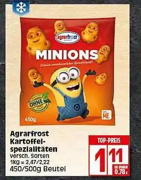 Elli Markt Agrarfrost Kartoffelspezialitäten Angebot