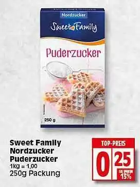 Elli Markt Sweet Family Nordzucker Puderzucker Angebot