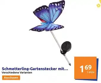 Action Schmetterling Gartenstecker Angebot