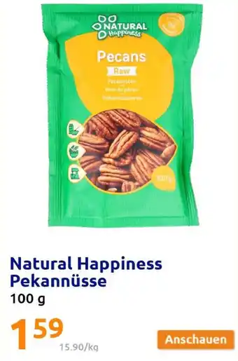 Action Natural Happiness Pekannüsse 100g Angebot