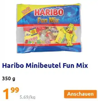 Action Haribo Minibeutel Fun Mix 350g Angebot