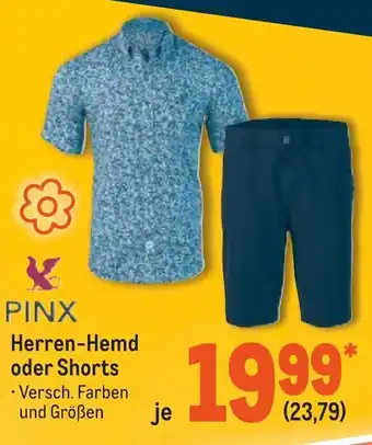 METRO Pinx Herren Hemd oder Shorts Angebot