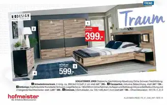 Hofmeister Paul Phillip Design Schlafzimmer Joker Angebot