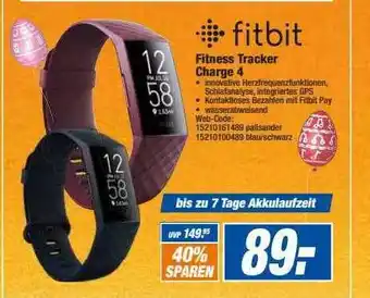 HEM Expert Fitbit Fitness Tracker Charge 4 Angebot