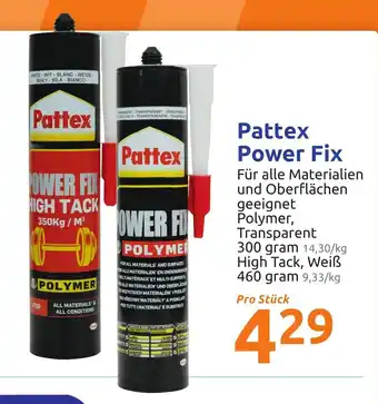 Action Pattex Power Fix 300/460g Angebot