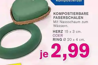 KODi Kompostierbare Faserschalen Herz Oder Ring Angebot