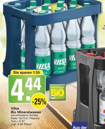 WEZ Vilsa Bio Mineralwasser 12x1L Angebot