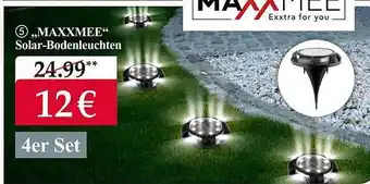 Woolworth Maxxmee Solar-bodenleuchten Angebot