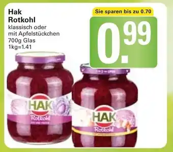 WEZ HAK Rotkohl 700g Glas Angebot