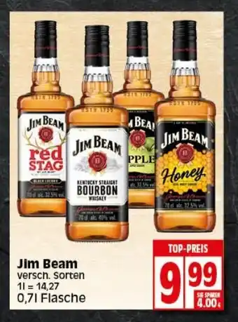 Elli Markt Jim Beam 0,7L Flasche Angebot