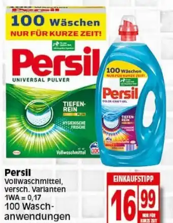 Elli Markt Persil Vollwaschmittel 100 Waschanwendungen Angebot