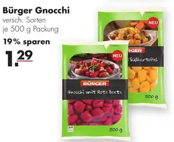 Handelshof Bürger Gnocchi 500g Packung Angebot