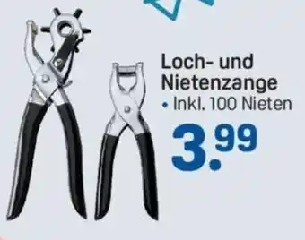 Rossmann Loch und Nietenzange Angebot