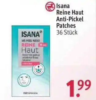 Rossmann Isana Reine Haut Anti-pickel Patches Angebot