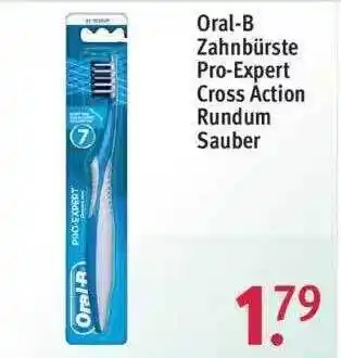 Rossmann Oral-b Zahnbürste Pro-expert Cross Action Rundum Sauber Angebot