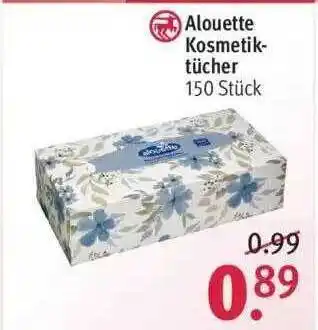 Rossmann Alouette Kosmetik-tücher Angebot