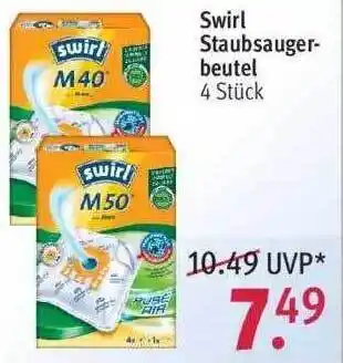 Rossmann Swirl Staubsauger Beutel Angebot