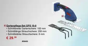 Stabilo Fachmarkt Gartenpflege-set Gps 18-0 Angebot