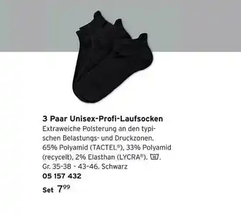 Tchibo 3 Paar Unisex-profi-laufsocken Angebot