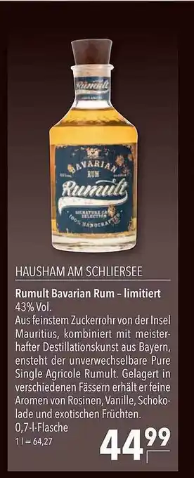 CITTI Markt Rumult Bavarian Rum - Limitiert Angebot