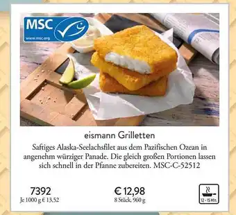 Eismann Msc Eismann Grilletten Angebot