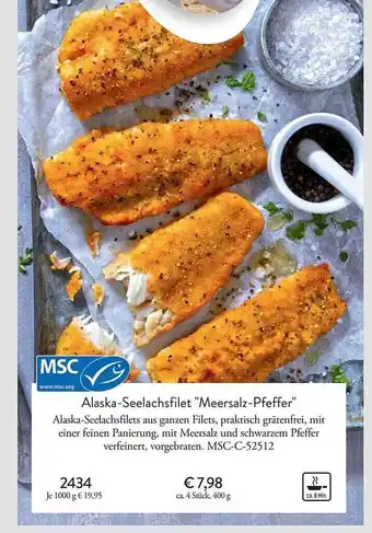 Eismann Alaska-seelachsfilet Meersalz-pfeffer Angebot