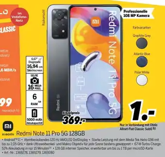 MEDIMAX Xiaomi Redmi Note 11 Pro 5G 128Gb Angebot