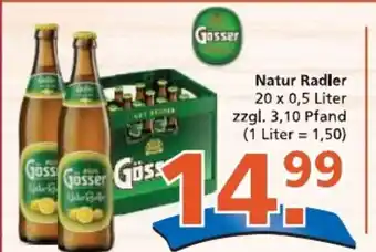 Getränke City Gosser Natur Radler 20*500ml Angebot