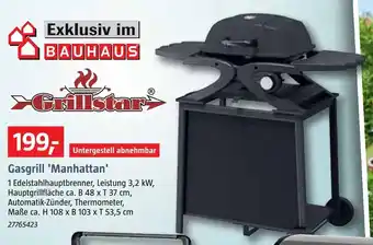 Bauhaus Grillstar gasgrill 'manhattan' Angebot