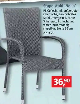 Bauhaus Stapelstuhl 'neila' Angebot