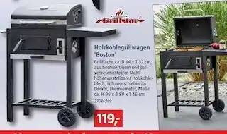 Bauhaus Holzkohlegrillwagen 'boston' Angebot