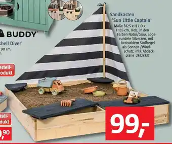 Bauhaus Sandkasten 'sun little captain' Angebot