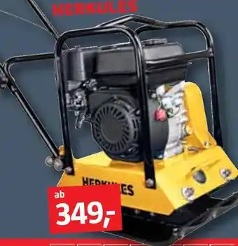Bauhaus Herkules rüttelplatte 'rp 1200' & 'rp 1800' Angebot