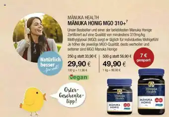 Vitalia Mãnuka Health Mãnuka Honig Mg0 310+ Angebot