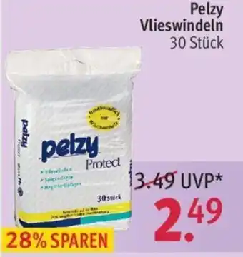 Rossmann Pelzy Vlieswindeln 30 Stück Angebot