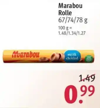 Rossmann Marabou Roll 67/74/78g Angebot