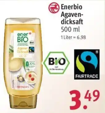 Rossmann Enerbio Agavendicksaft 500ml Angebot