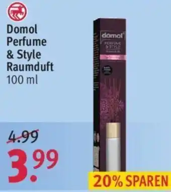 Rossmann Domol Perfume & Style Raumduft 100ml Angebot